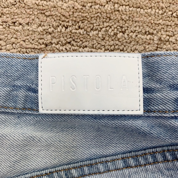 Pistola Devin High Waist Distressed Cutoff Denim Shorts Sz 29 - Picture 11 of 14